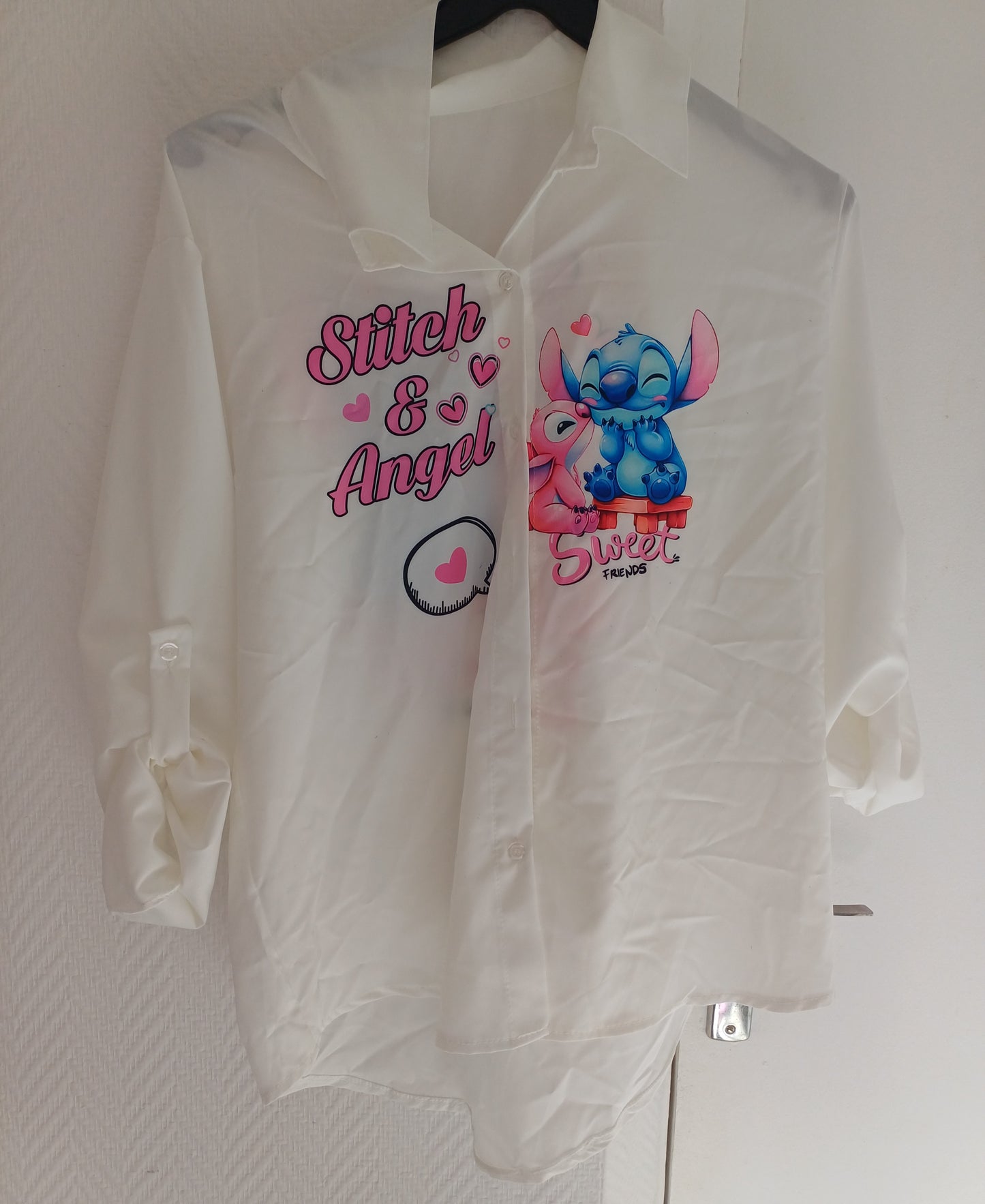 Chemise Angel et Stitch