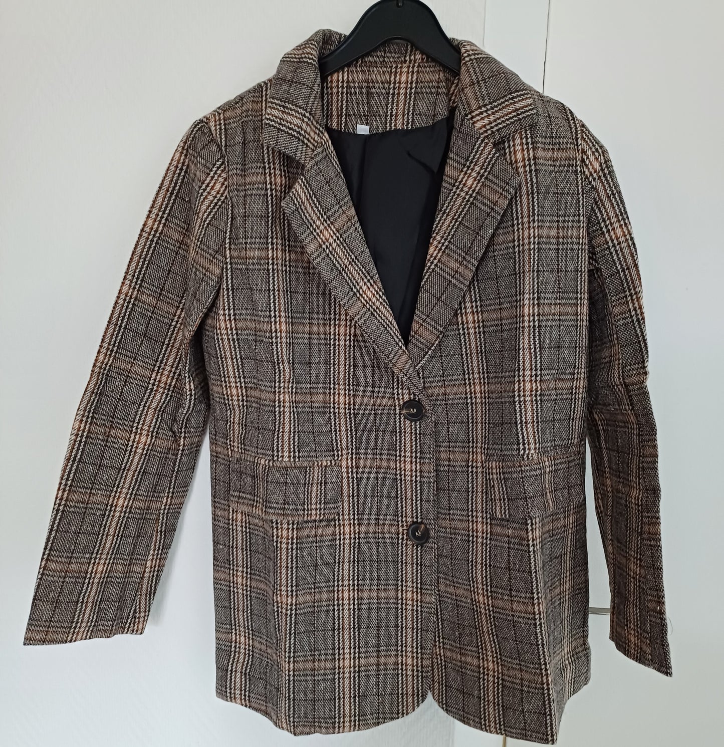 Blazer à carreaux