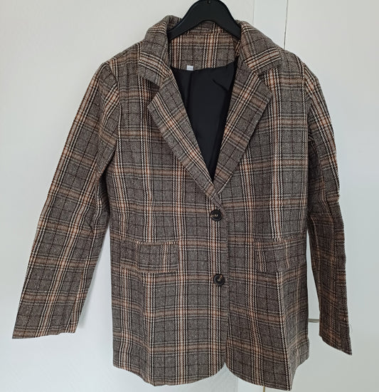 Blazer à carreaux